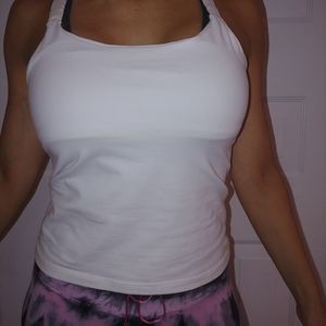 White Planet Body workout top